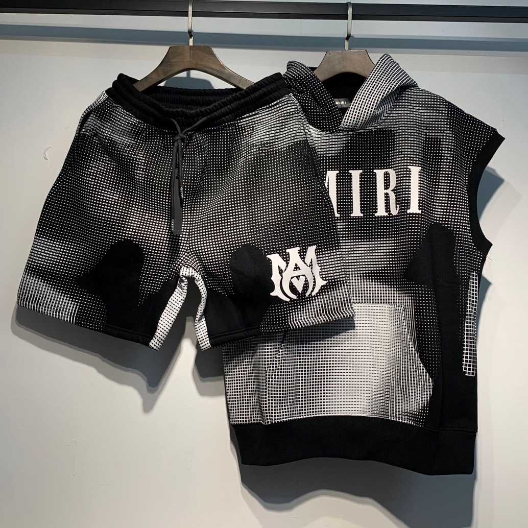 Amiri Hooded Tee & Shorts - DopestKickz