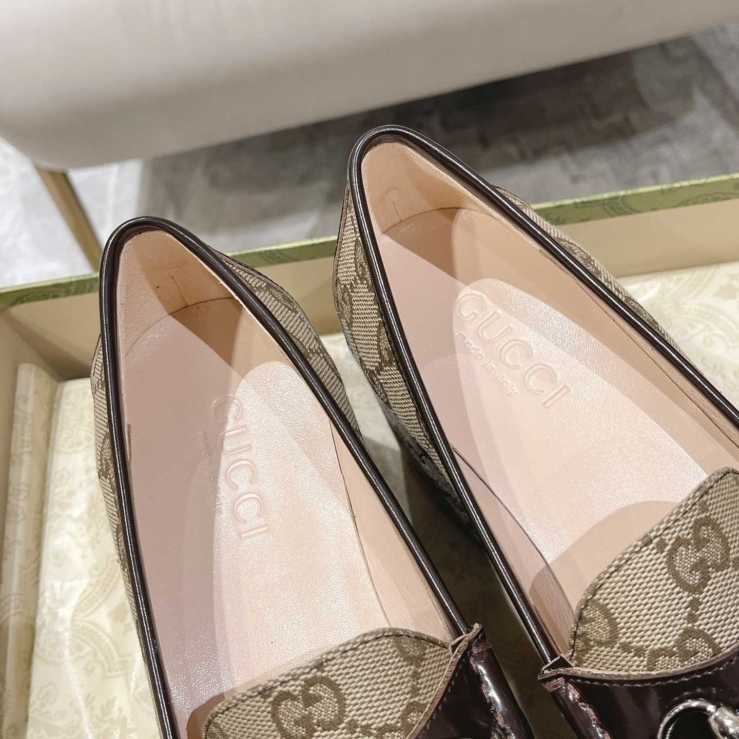 Gucci Women's Horsebit Wedge Loafer - DopestKickz