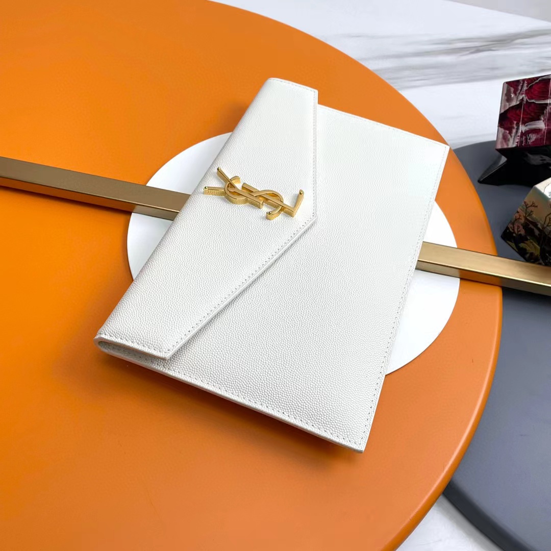 Saint Laurent Medium Monogram Clutch   - DopestKickz