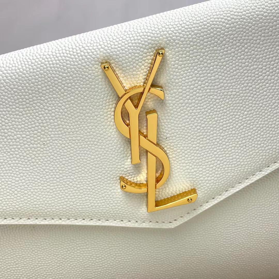 Saint Laurent Medium Monogram Clutch   - DopestKickz