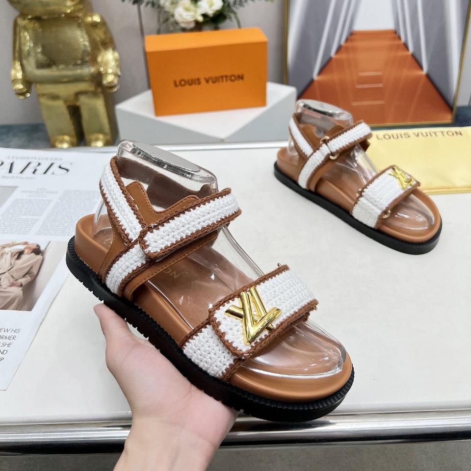 Louis Vuitton LV Sunset Flat Comfort Sandal    - DopestKickz