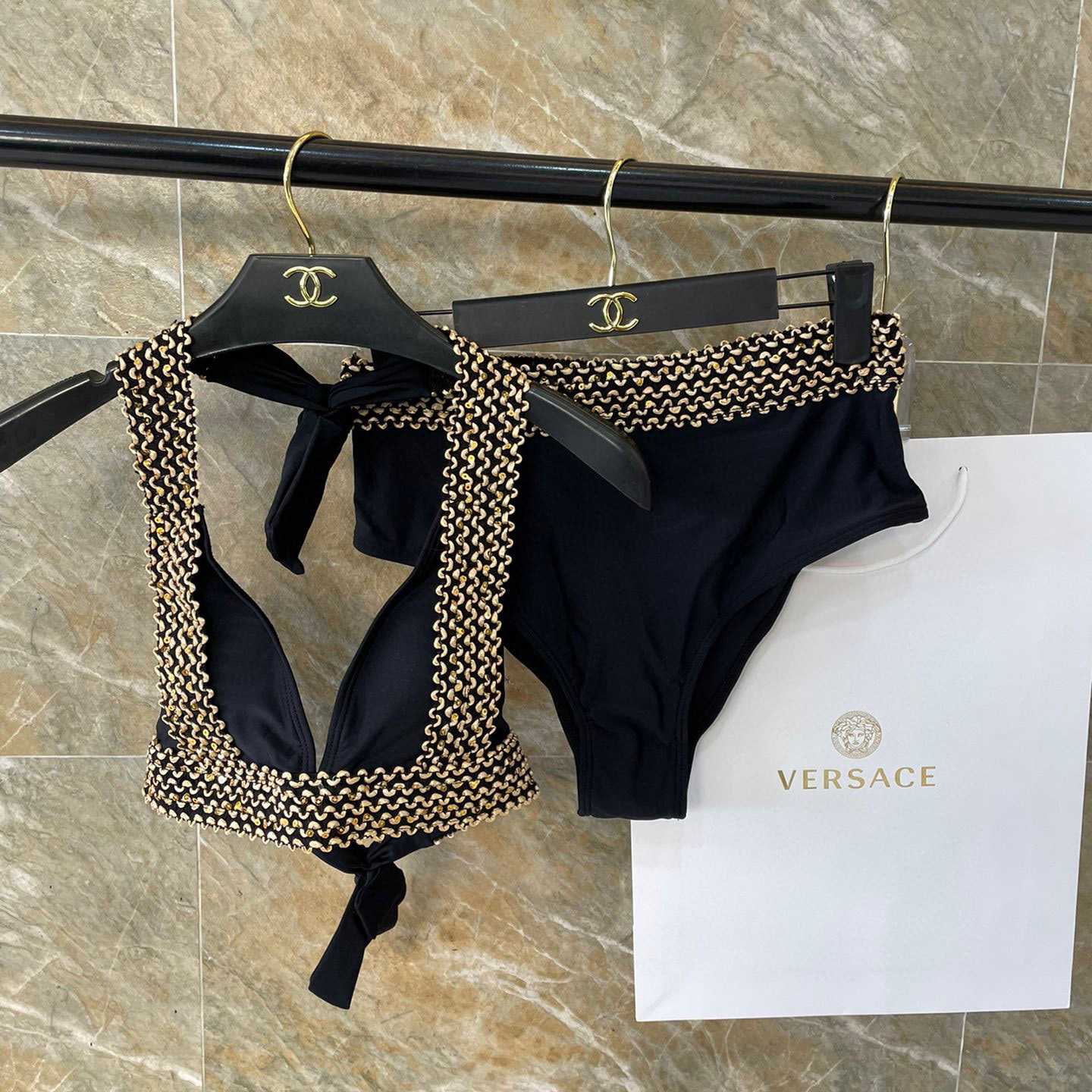Versace Two-Piece Swimsuit - DopestKickz