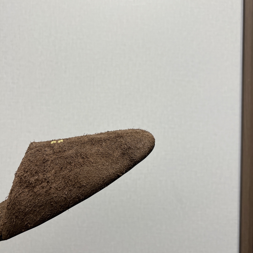 Miu Miu Suede Slippers - DopestKickz