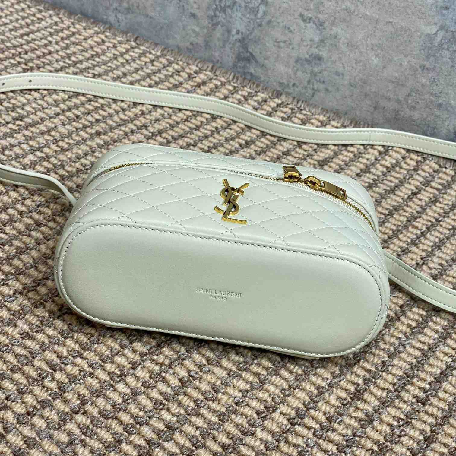 Saint Laurent Gaby Vanity Bag In Lambskin - DopestKickz