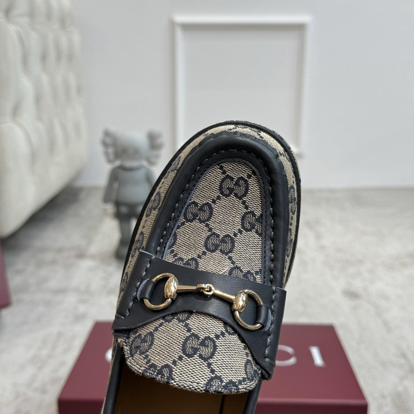 Gucci Women's Horsebit Wedge Loafer - DopestKickz