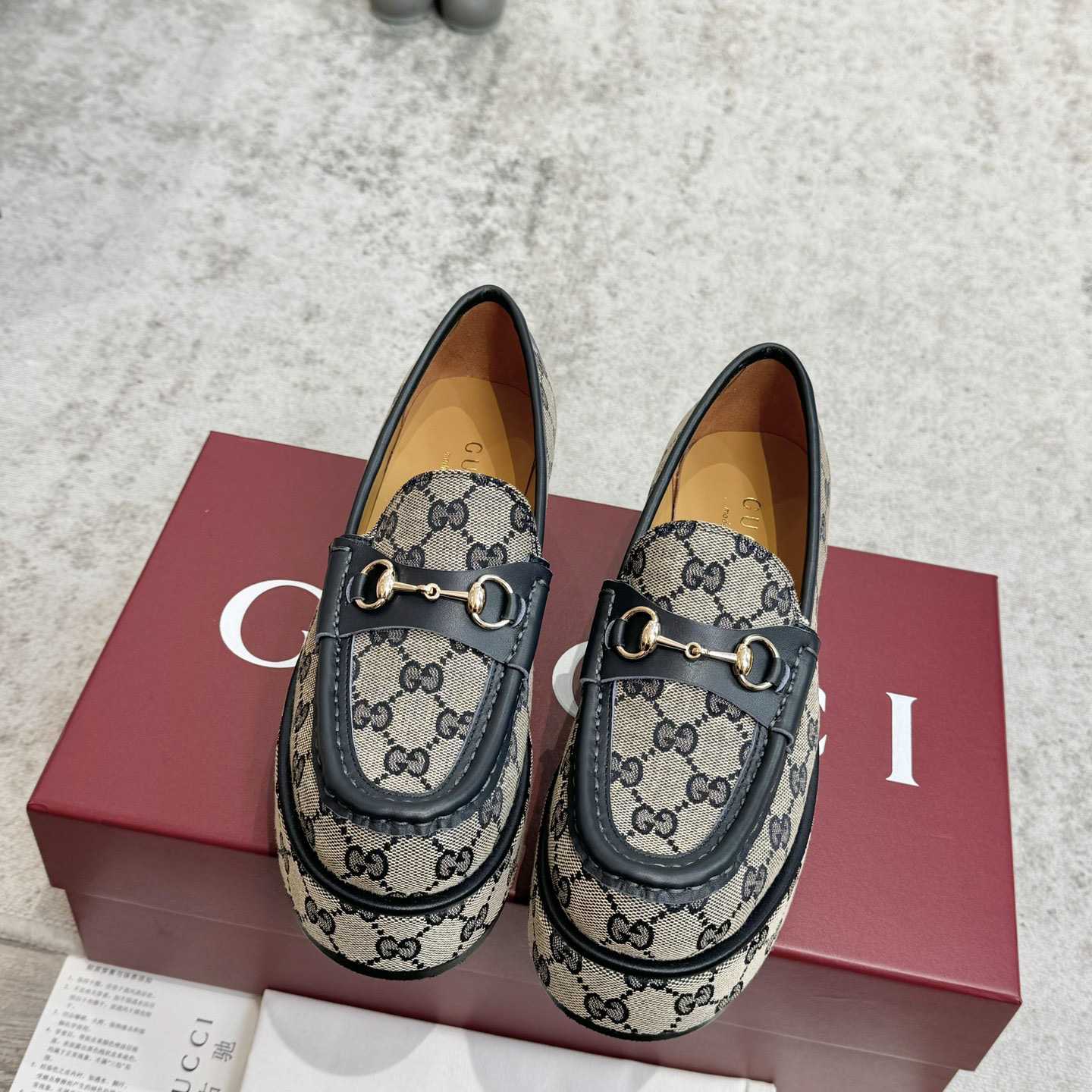 Gucci Women's Horsebit Wedge Loafer - DopestKickz
