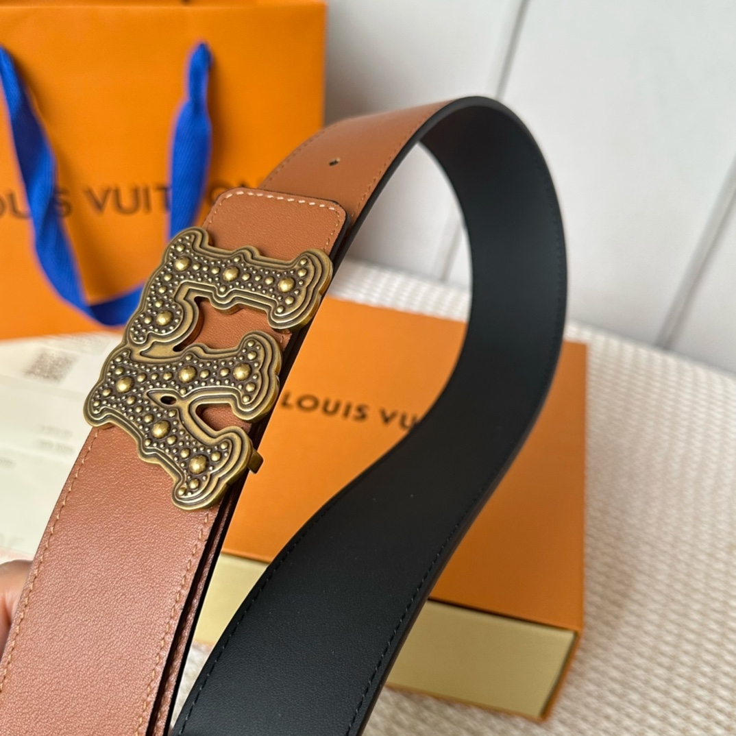 Louis Vuitto Reversible Belt - DopestKickz