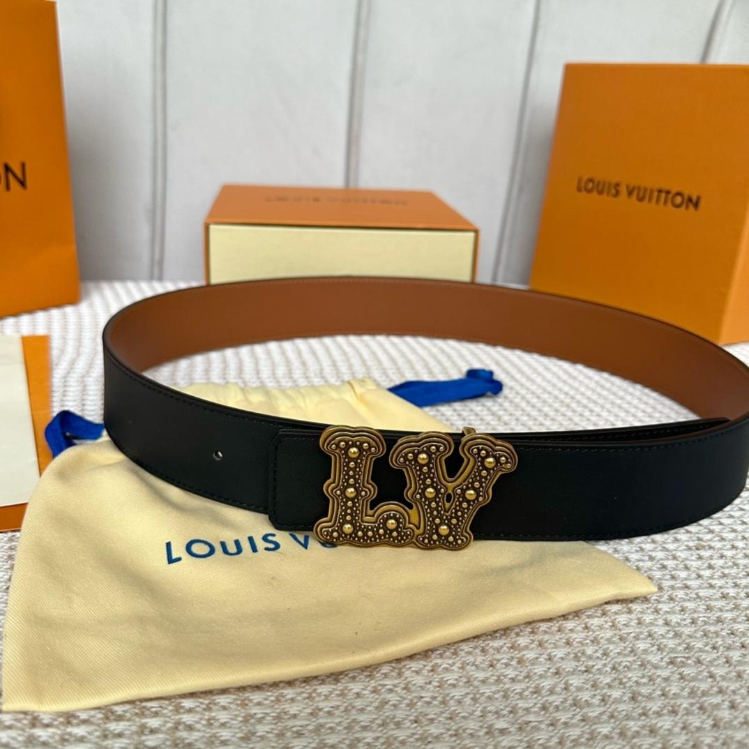 Louis Vuitto Reversible Belt - DopestKickz
