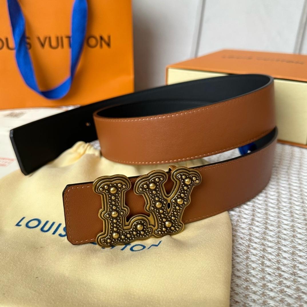 Louis Vuitto Reversible Belt - DopestKickz