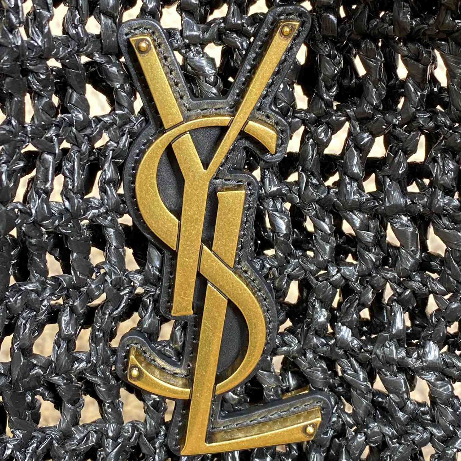 Saint Laurent Oxalis Bag In Raffia Macrame - DopestKickz