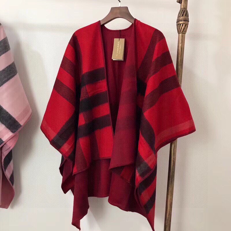 Burberry Charlotte Reversible Wool Felt Cape    140*140cm - DopestKickz