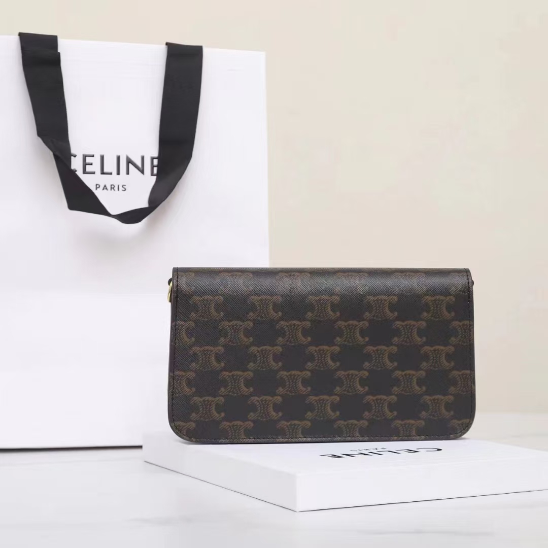 Celine Multipochette In Triomphe Canvas And Calfskin - DopestKickz