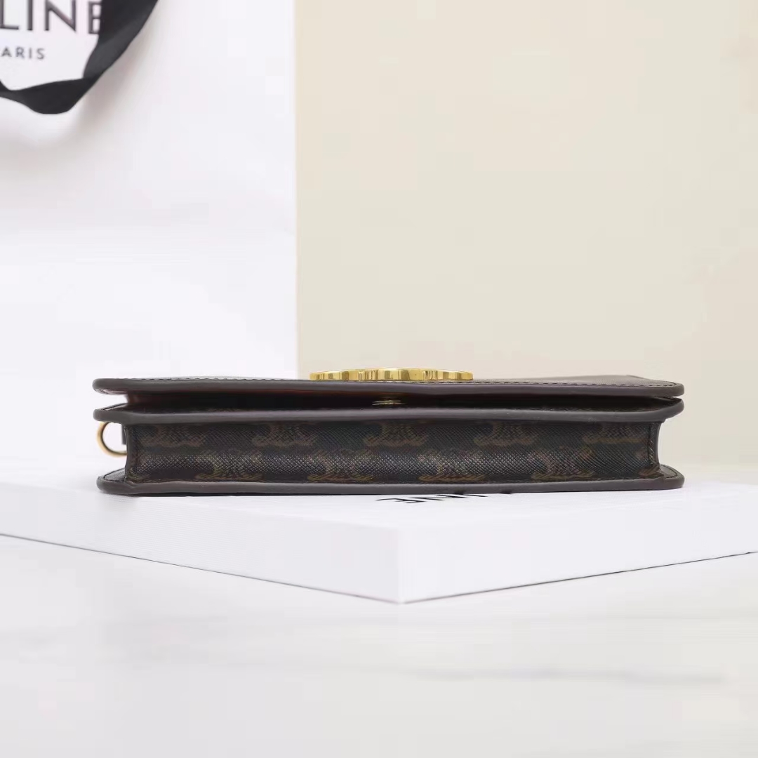 Celine Multipochette In Triomphe Canvas And Calfskin - DopestKickz