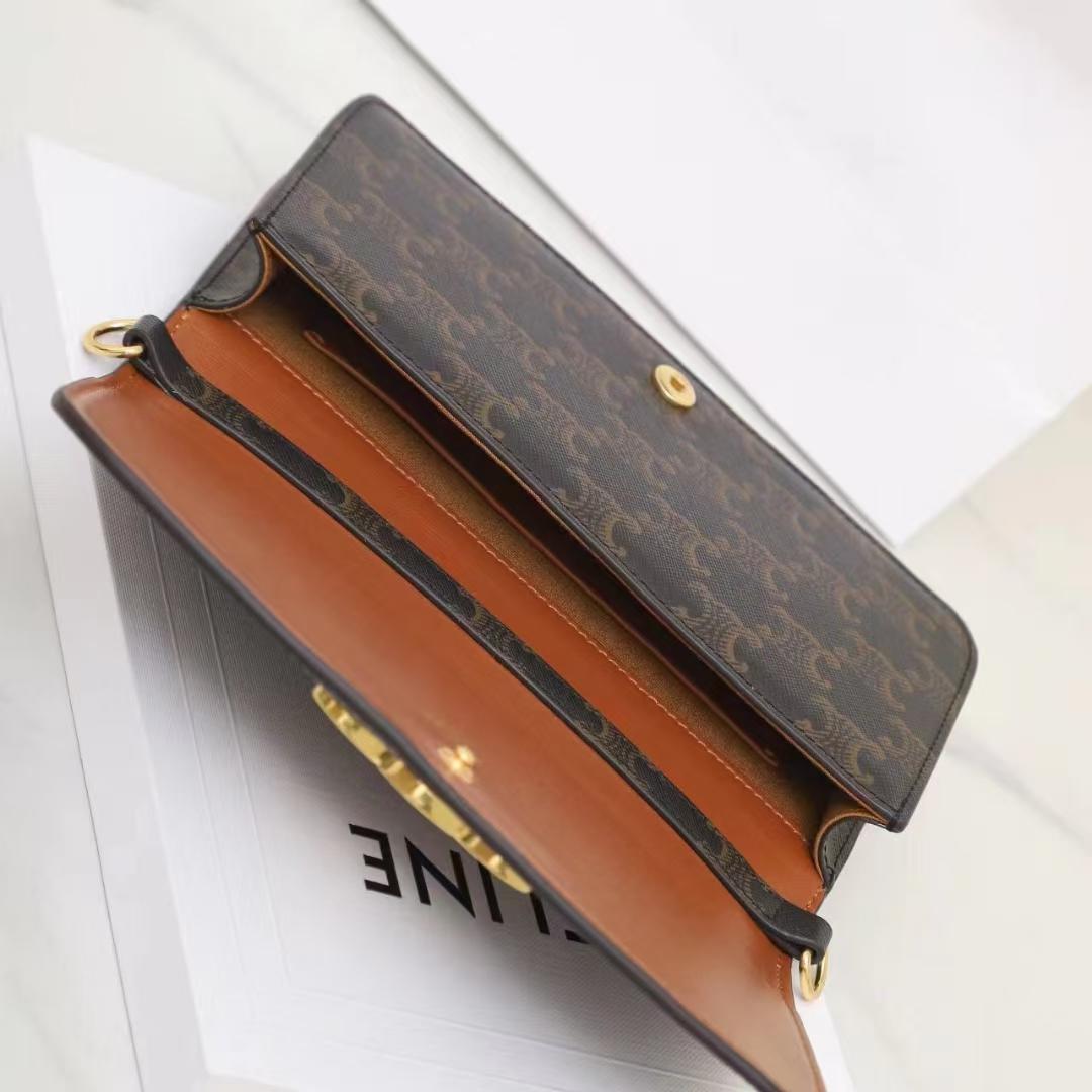 Celine Multipochette In Triomphe Canvas And Calfskin - DopestKickz