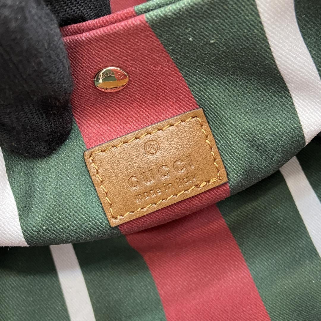 Gucci GG Emblem Mini Bucket Bag - DopestKickz