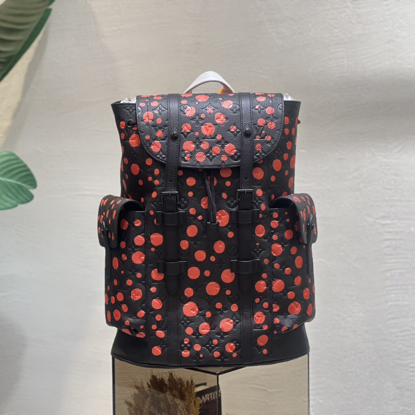 Louis Vuitton X Yayoi Kusama Infinity Dots Christopher Backpack  - DopestKickz