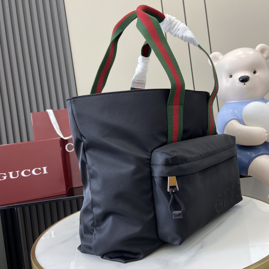 Gucci Large Tote Bag With Gucci Logo - DopestKickz