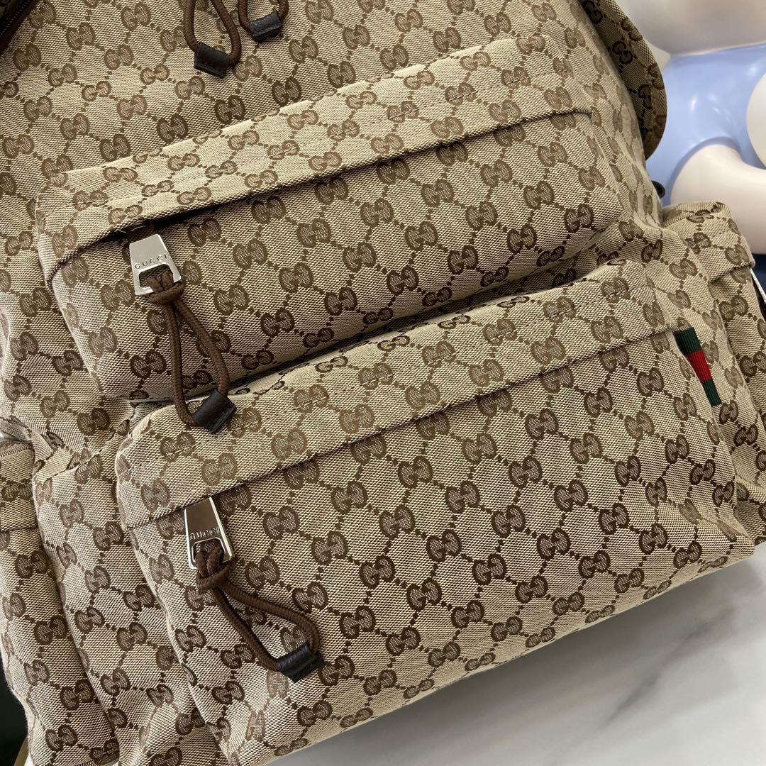 Gucci Large Backpack With Gucci Logo - DopestKickz