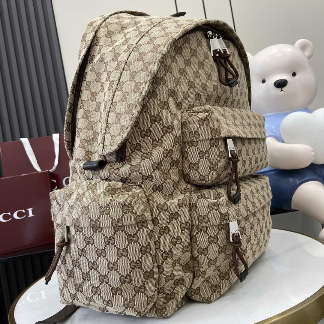 Gucci Large Backpack With Gucci Logo - DopestKickz