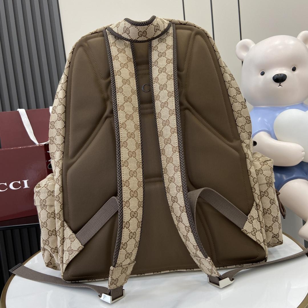 Gucci Large Backpack With Gucci Logo - DopestKickz