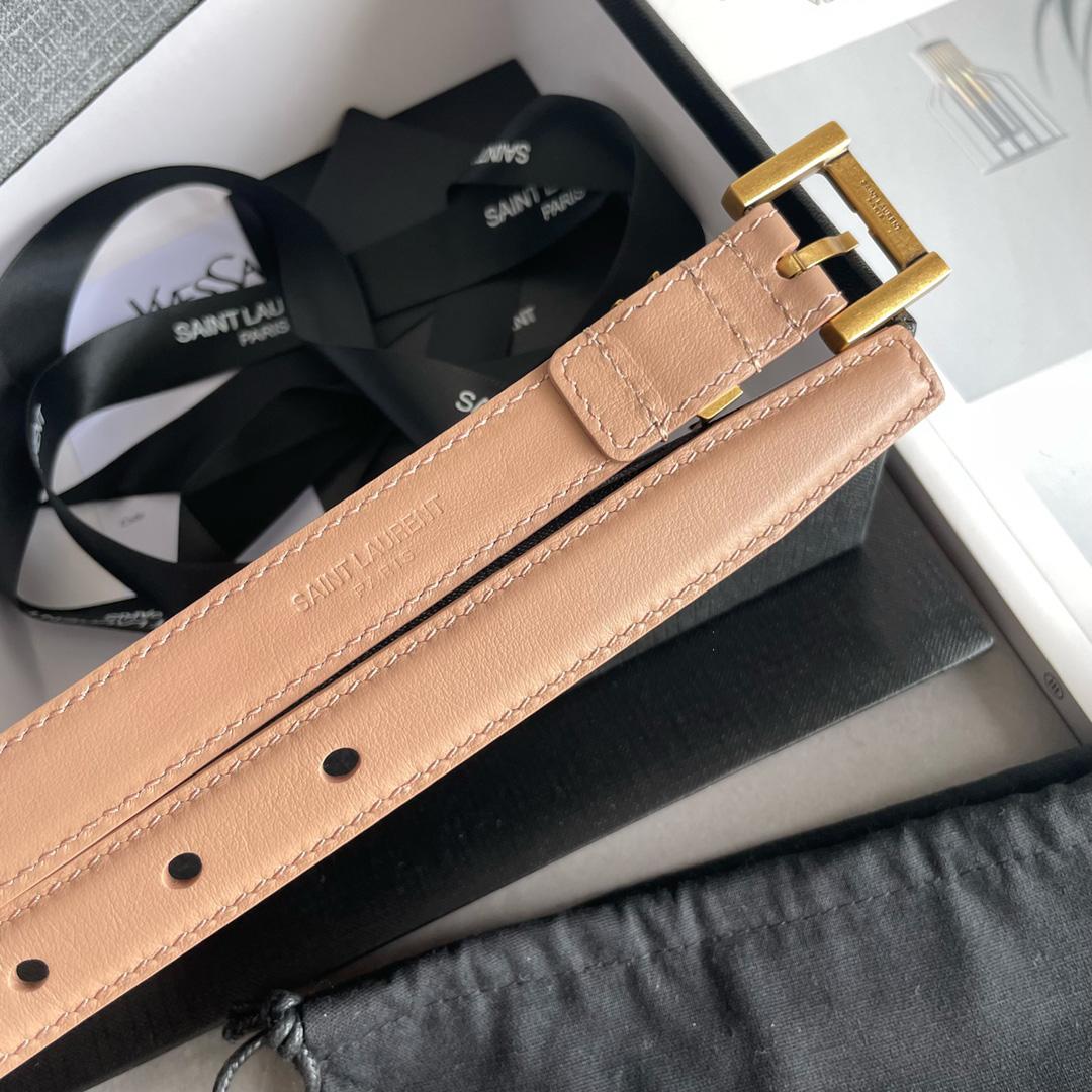 Saint Laurent Leather Belt    20mm - DopestKickz