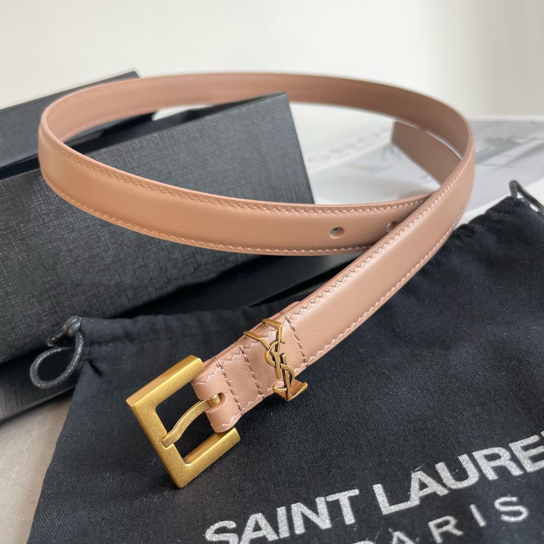 Saint Laurent Leather Belt    20mm - DopestKickz
