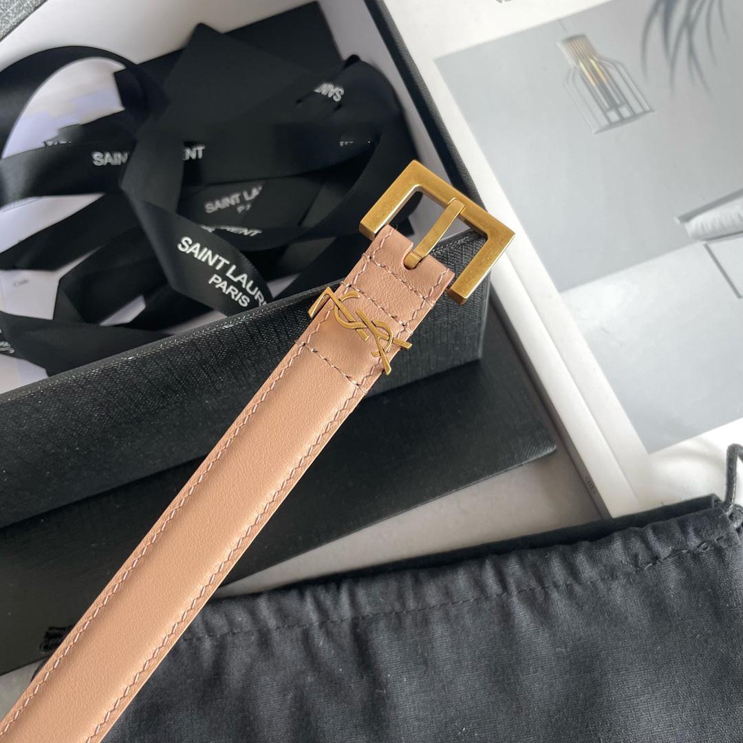 Saint Laurent Leather Belt    20mm - DopestKickz