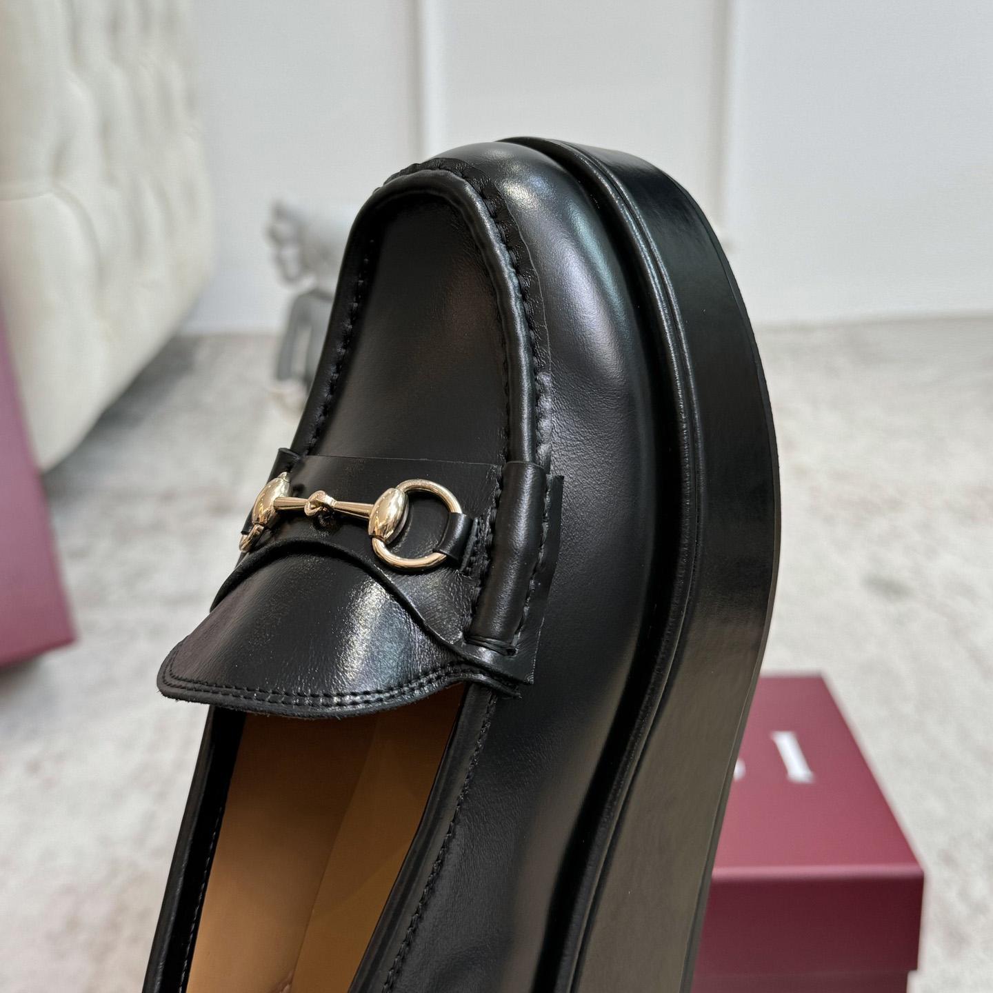 Gucci Women's Horsebit Wedge Loafer - DopestKickz