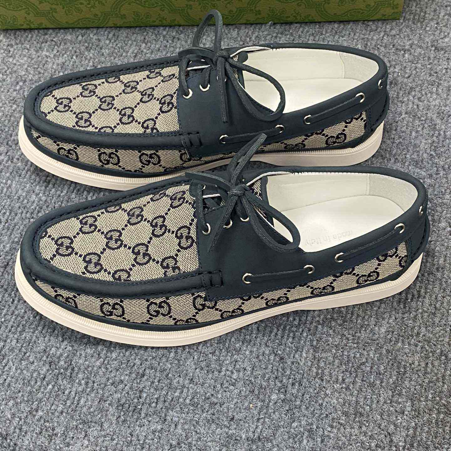 Gucci Men's Original GG Lace-up Loafer - DopestKickz