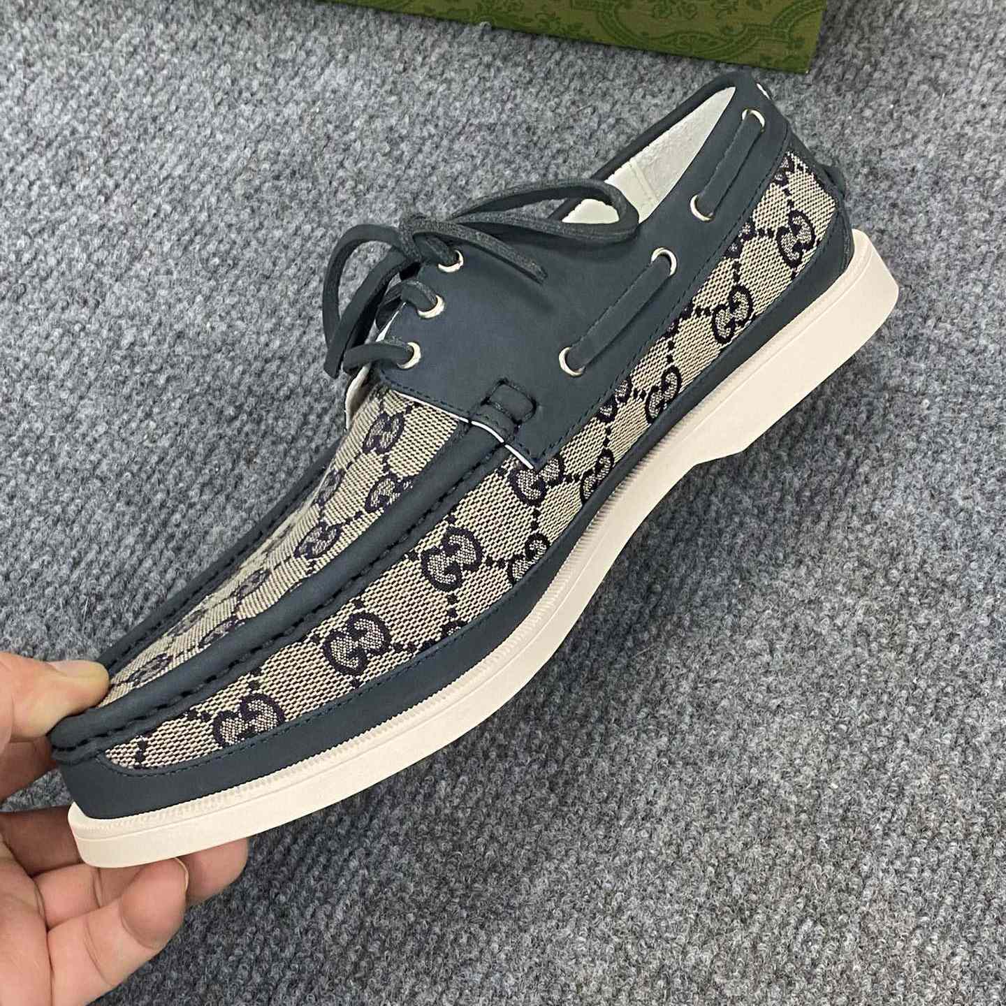 Gucci Men's Original GG Lace-up Loafer - DopestKickz