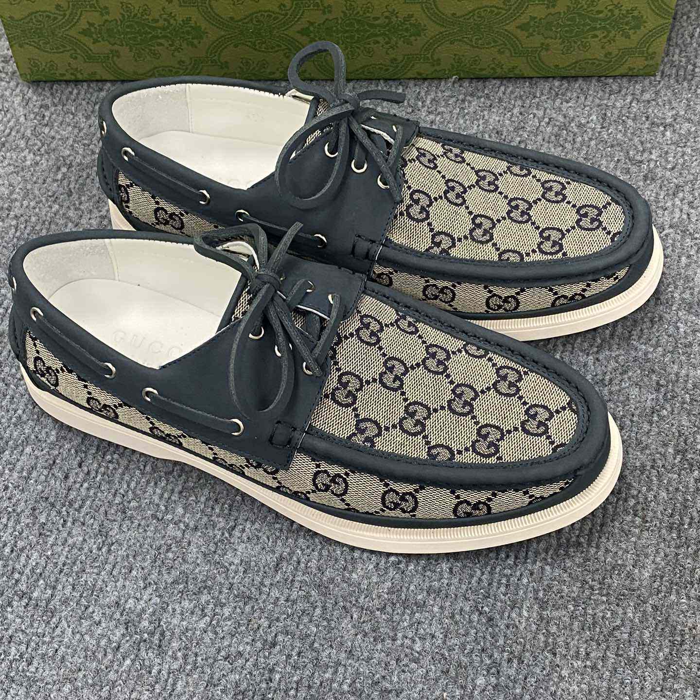 Gucci Men's Original GG Lace-up Loafer - DopestKickz