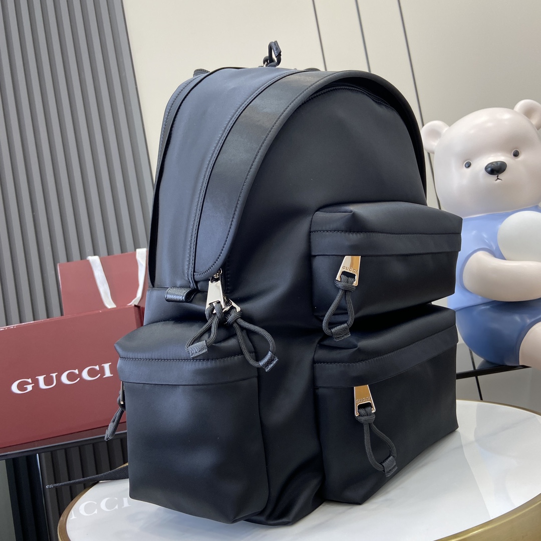 Gucci Large Backpack With Gucci Logo - DopestKickz