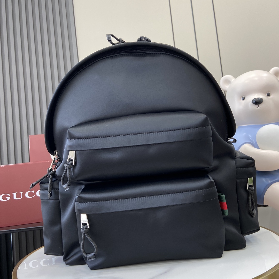 Gucci Large Backpack With Gucci Logo - DopestKickz