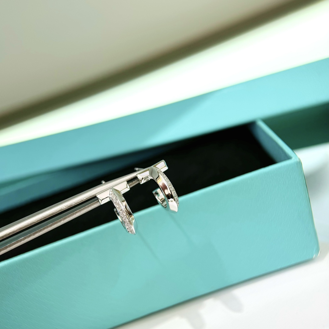 Tiffany & Co. White Gold Earrings - DopestKickz