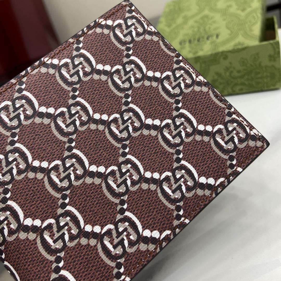 Gucci Bi-fold Wallet With GG Shadow - DopestKickz