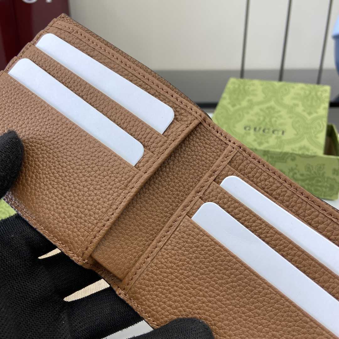 Gucci Bi-fold Wallet With GG Shadow - DopestKickz
