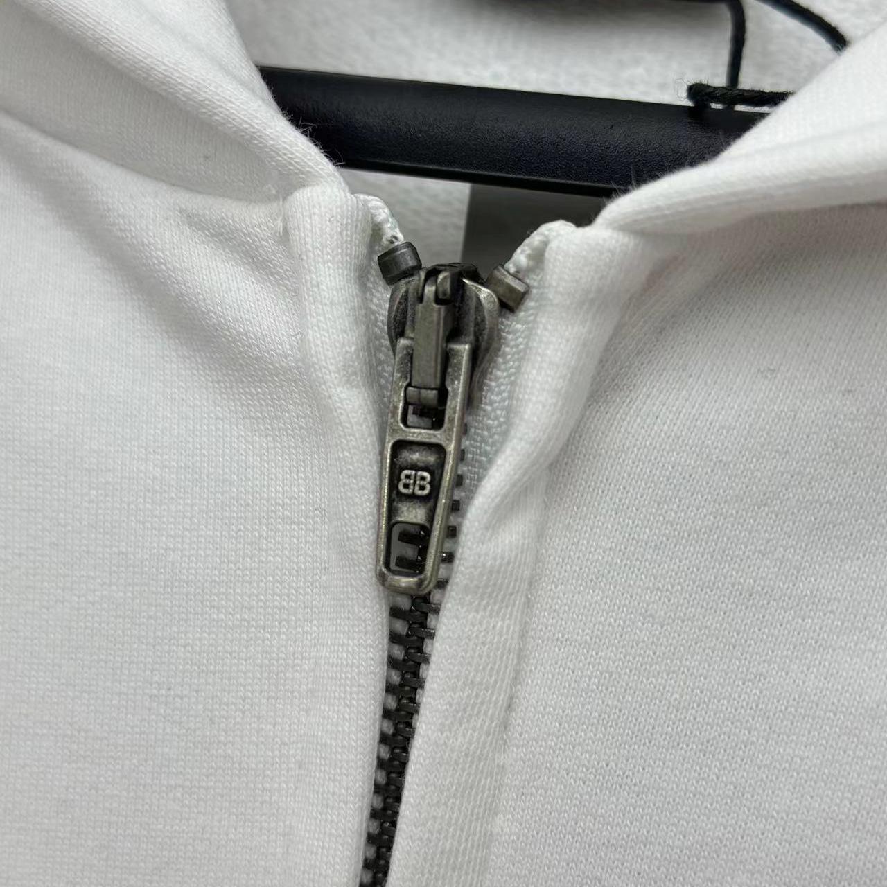 Balenciaga Soccer Zip-up Hoodie - DopestKickz