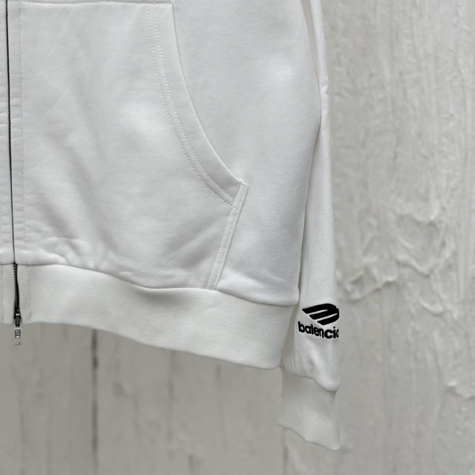 Balenciaga Soccer Zip-up Hoodie - DopestKickz