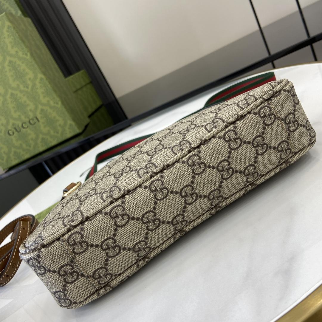 Gucci GG Emblem Small Shoulder Bag - DopestKickz