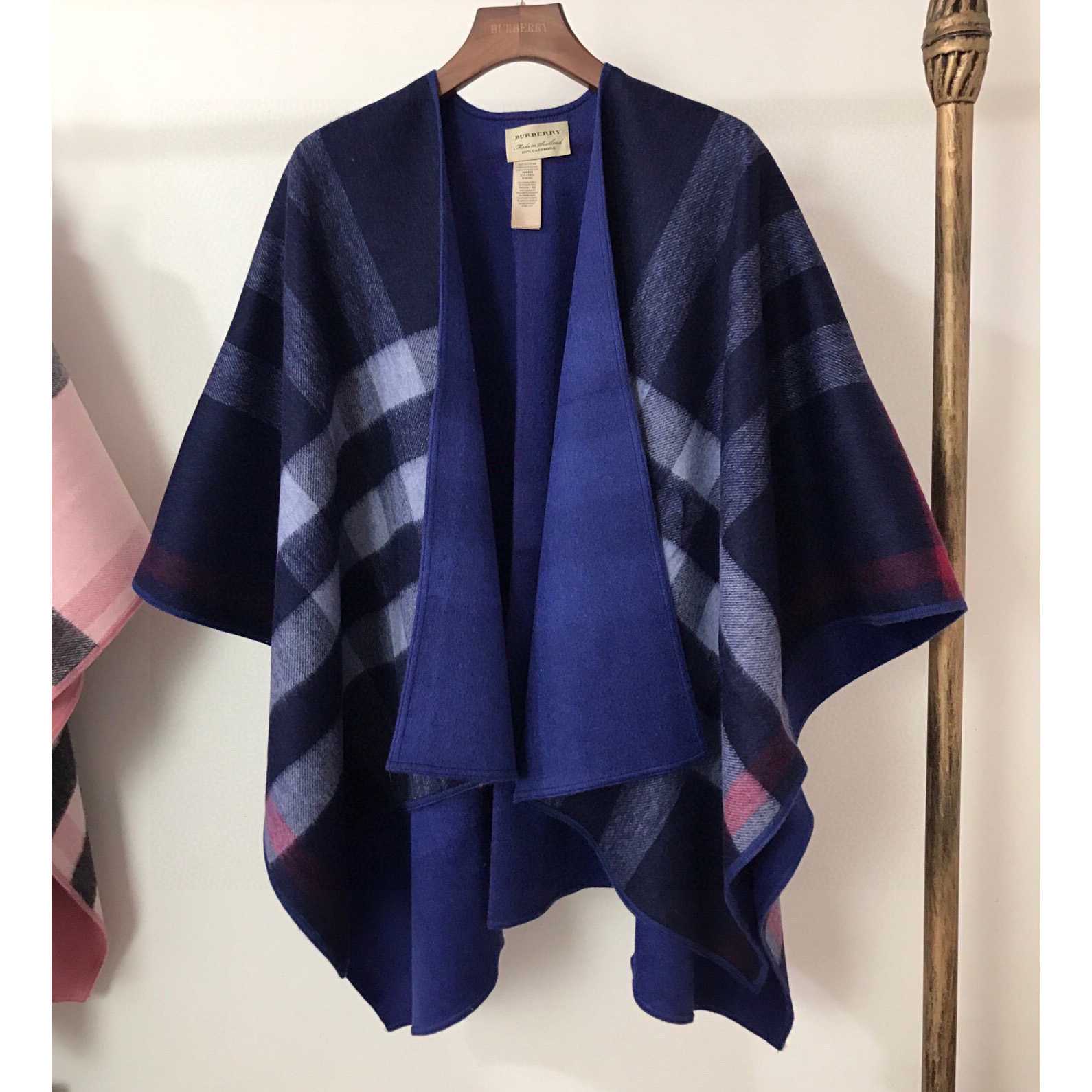 Burberry Charlotte Reversible Wool Felt Cape    140*140cm - DopestKickz