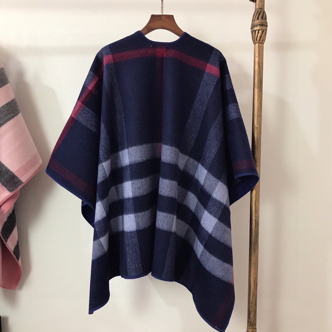 Burberry Charlotte Reversible Wool Felt Cape    140*140cm - DopestKickz