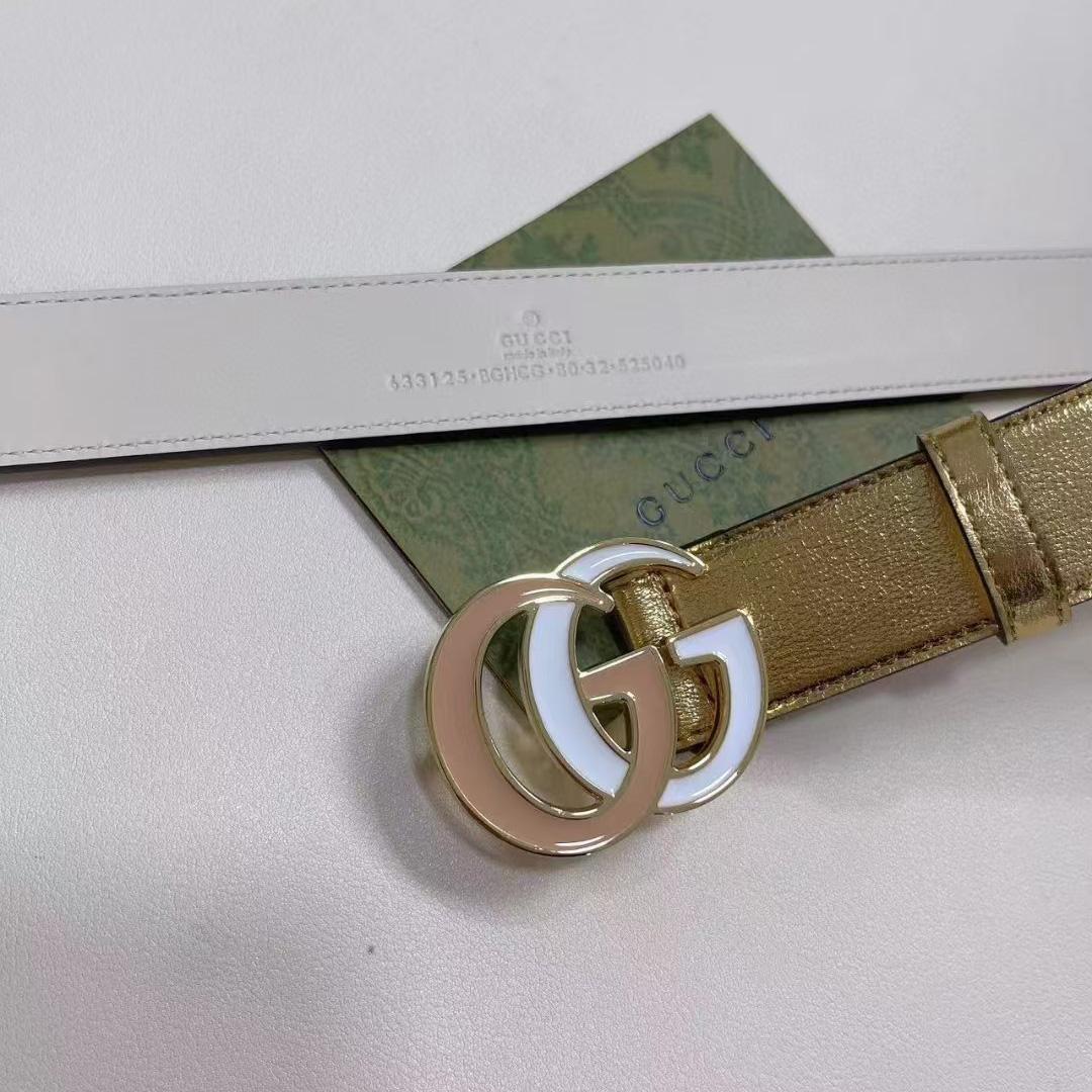 Gucci Leather Belt  - DopestKickz