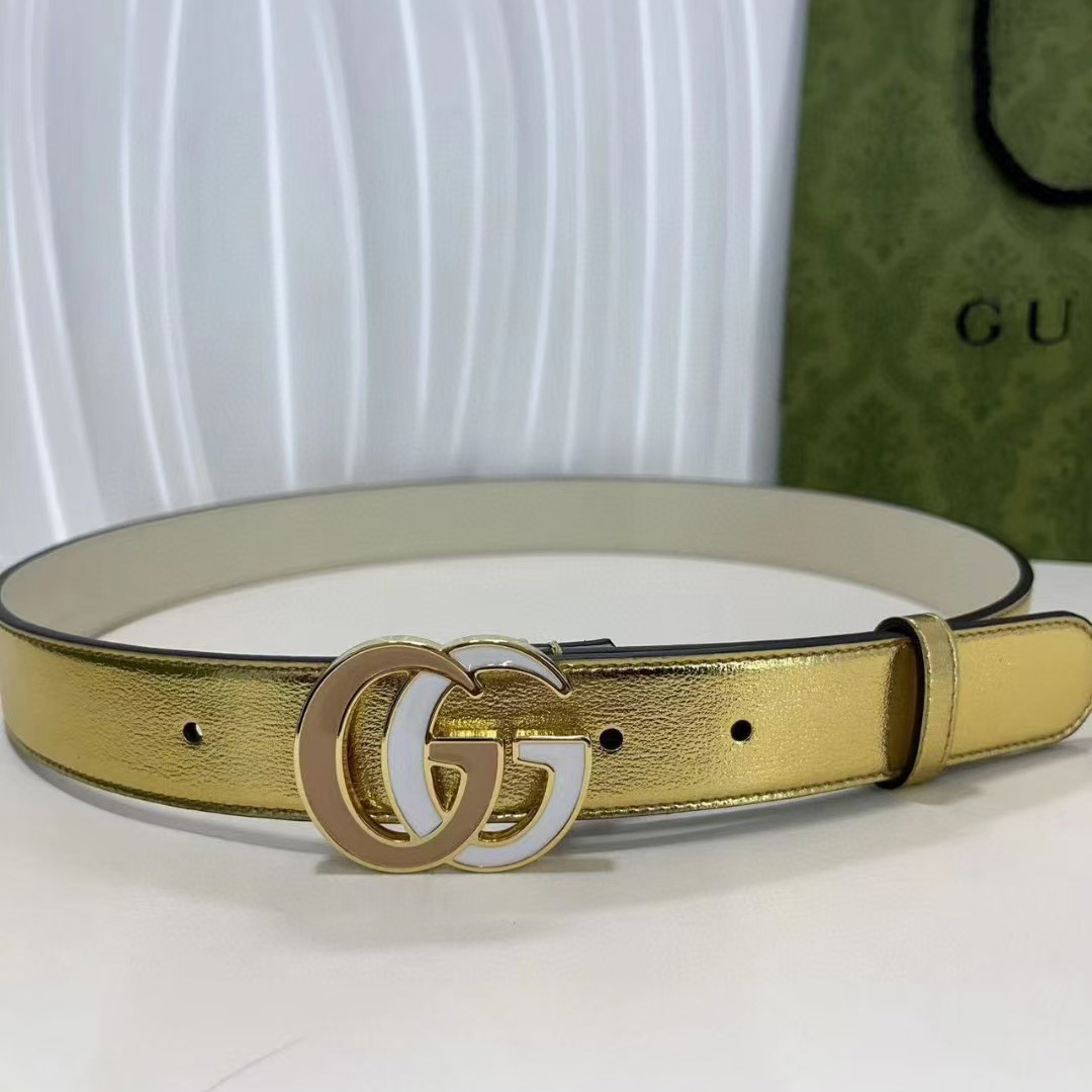 Gucci Leather Belt  - DopestKickz
