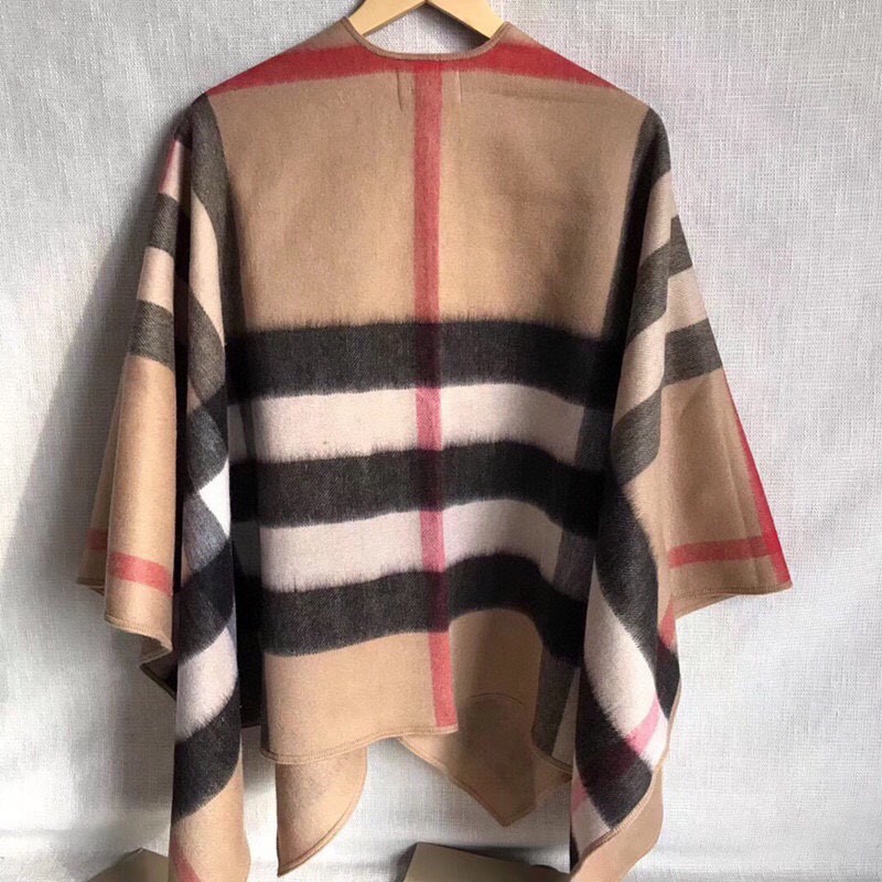 Burberry Charlotte Reversible Wool Felt Cape    140*140cm - DopestKickz