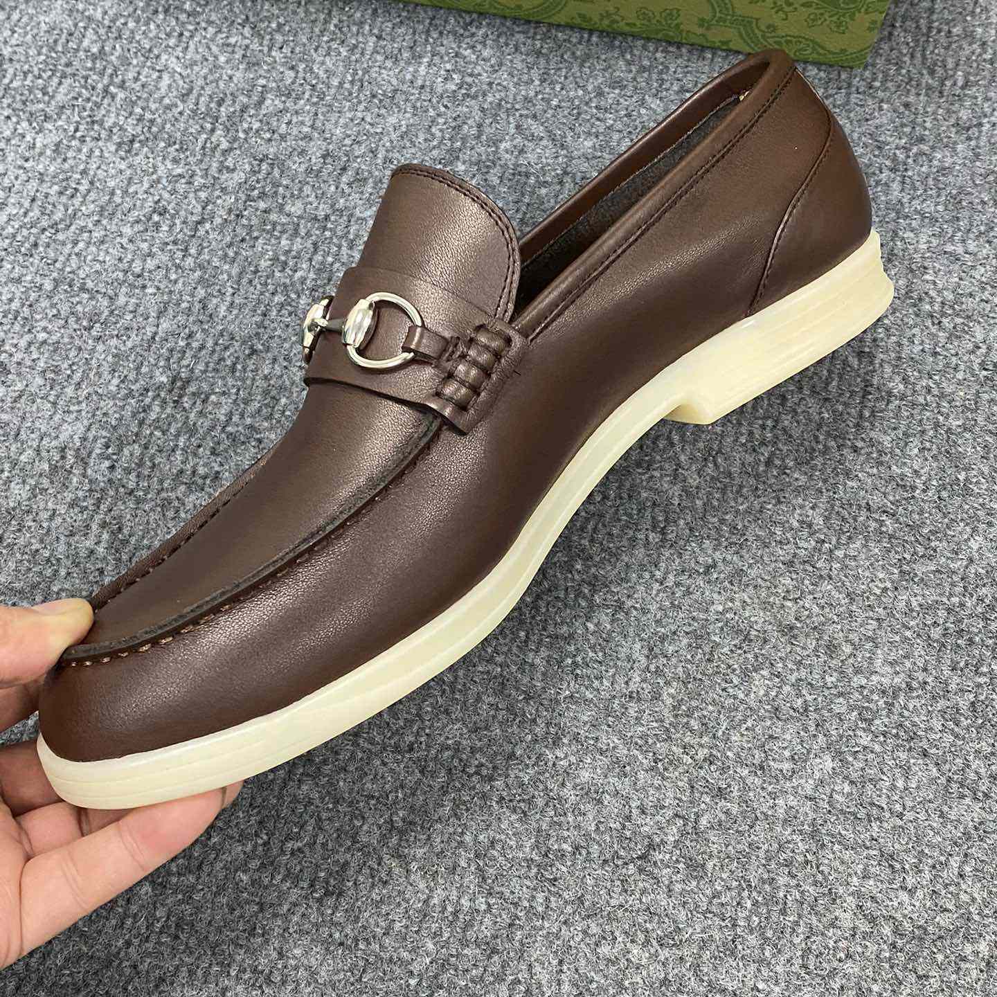 Gucci Men's Loafer With Horsebit - DopestKickz