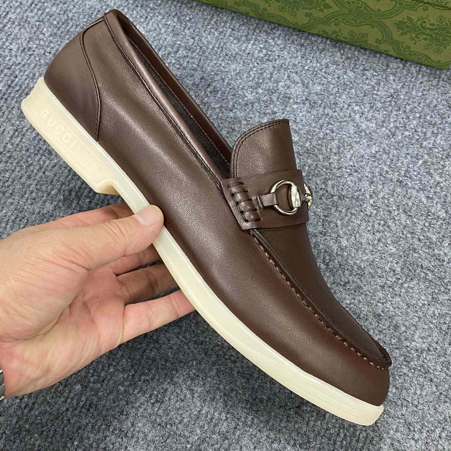 Gucci Men's Loafer With Horsebit - DopestKickz