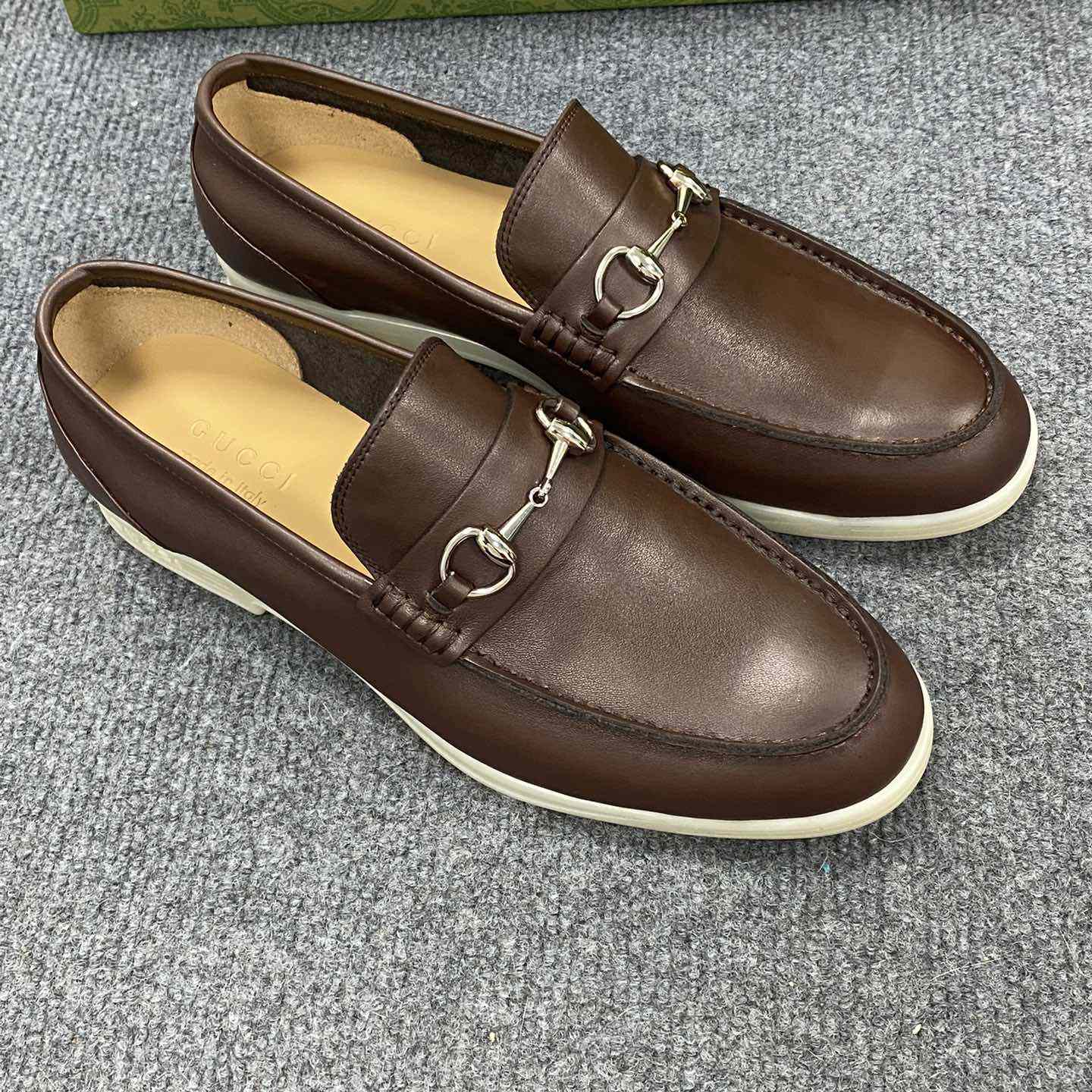 Gucci Men's Loafer With Horsebit - DopestKickz