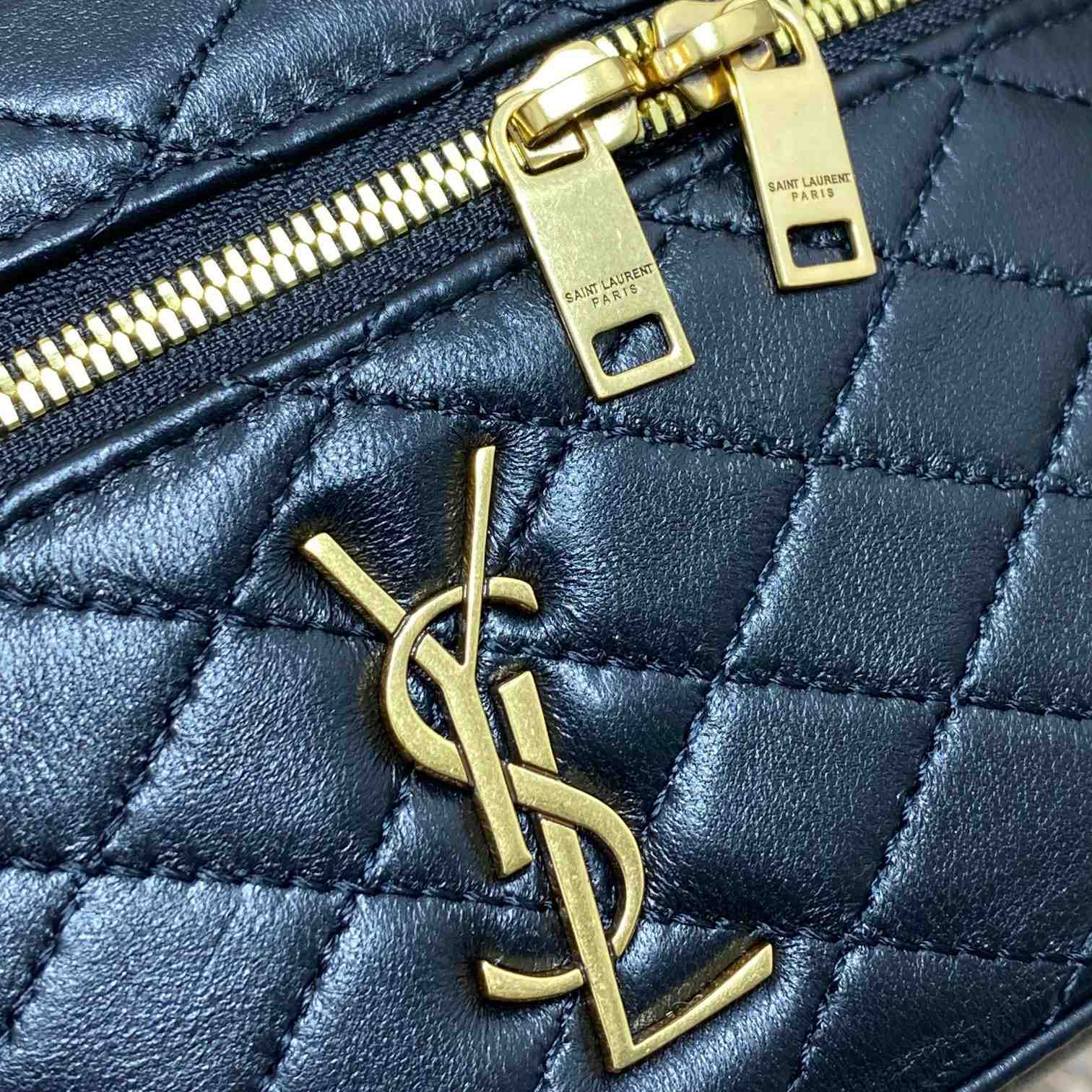 Saint Laurent Gaby Vanity Bag In Lambskin - DopestKickz