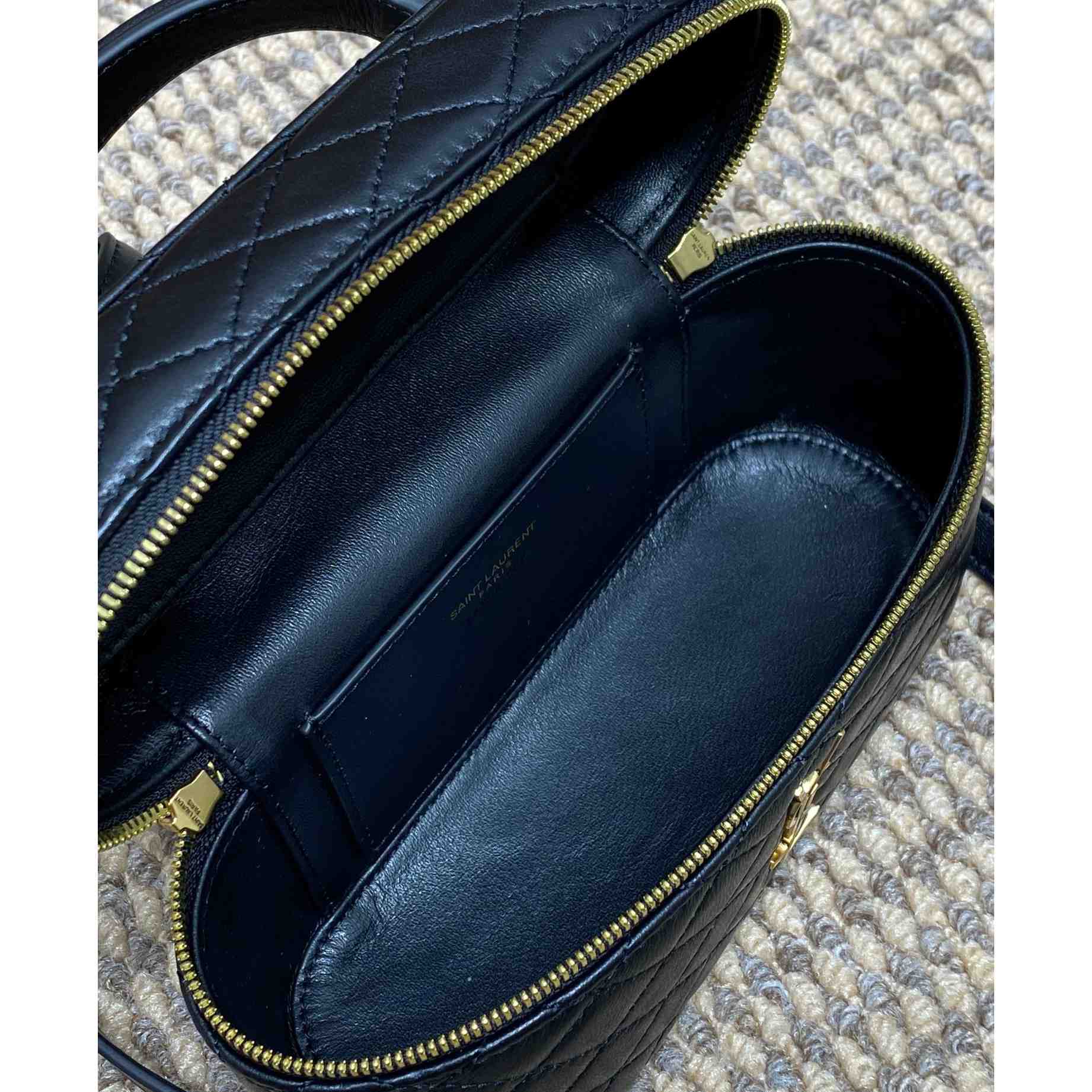 Saint Laurent Gaby Vanity Bag In Lambskin - DopestKickz