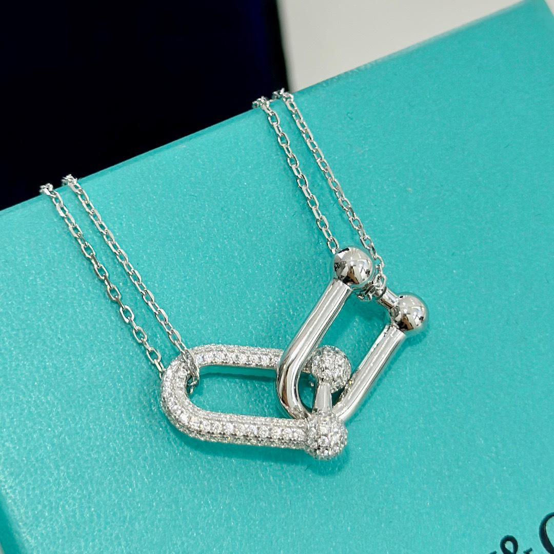 Tiffany & Co. Large Double Link Pendant - DopestKickz
